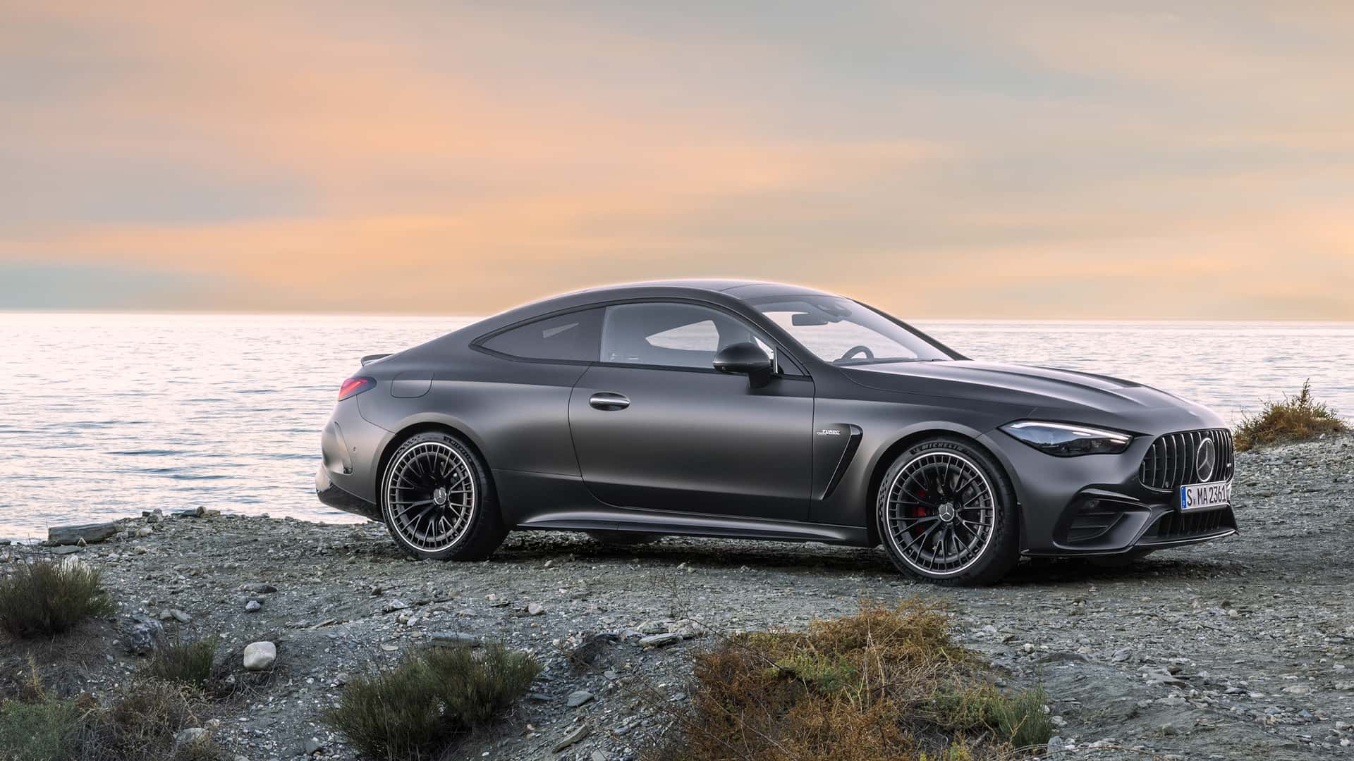 MercedesAMG CLE 53 Coupe 2024, nadi inline6, 443 hp, 600 Nm Careta